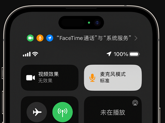 永德苹果授权维修网点分享iPhone在通话时让你的声音更清晰 