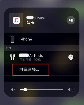 永德苹果14音频维修点分享iPhone14音频共享设置方法 