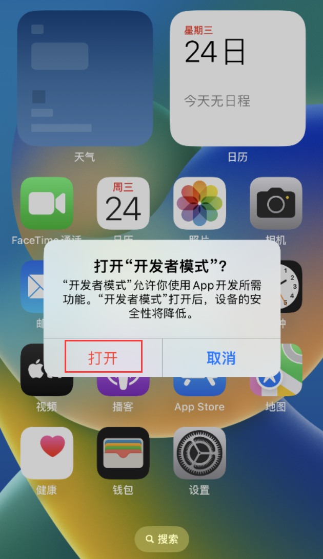 永德苹果手机维修分享如何打开开发者模式 