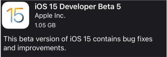 永德苹果手机维修分享如何升级到iOS15.0 beta5 